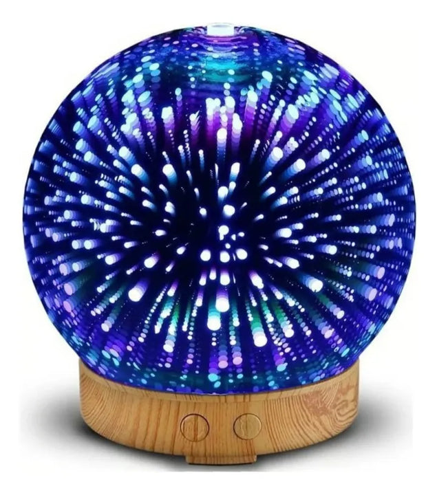 Difusor De Aromas Humificador Y Lampara Led - Blanco