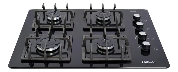 Estufa De Empotrar Vidrio Parrilla Hierro Fundido 5487 Gas Natural