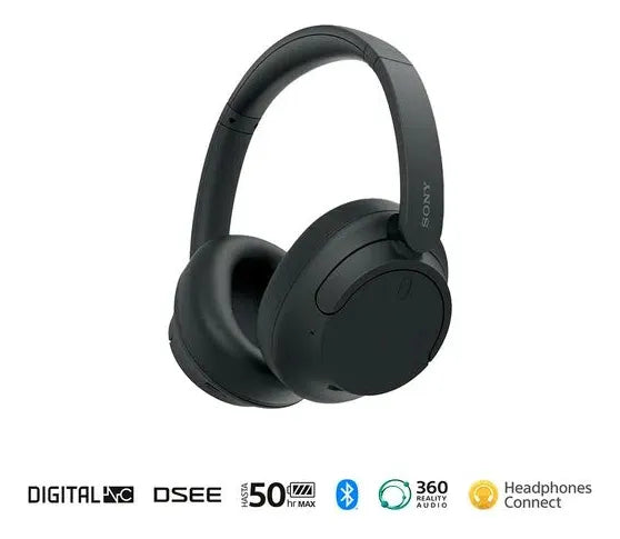Audífonos Inalámbricos Con Noise Cancelling Wh-ch720n Color Negro