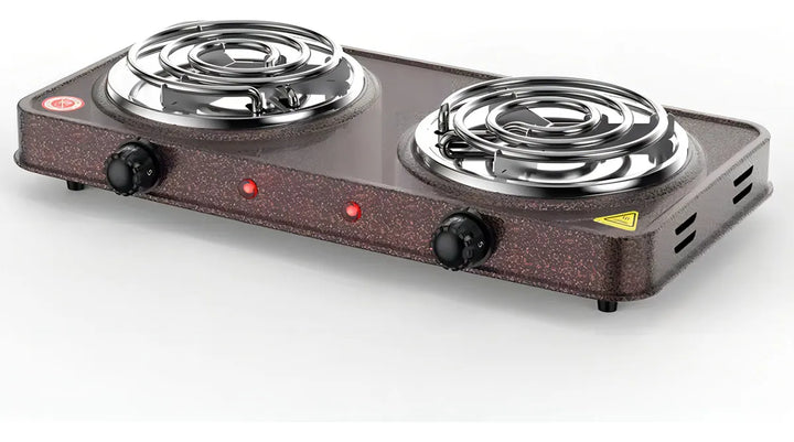 Fogon Eléctrico 2 Puestos, Estufa Electrica 5 Niveles Temperatura Impovd