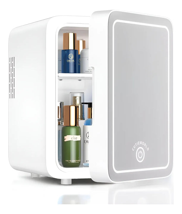 Nevera Para El Cuidado De La Piel Con Espejo Led Nv-4l Aleatorio