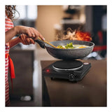 Estufa Eléctrica Infrarrojo Universal Royal 1 Quemador Negro