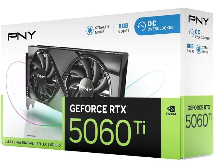 Tarjeta De Video Nvidia Rtx 5060 Ti Pny Oc De 8gb Gddr7