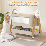 Cuna Mecedora Para Bebé Portátil Con Control Remoto Y Blueto