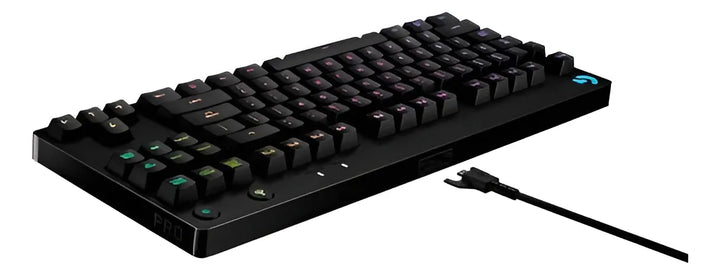 Teclado Logitech G Pro Rgb Switch Gx Clicky Blue Gaming Idioma inglés EE. UU.