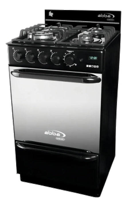 Estufa Abba Majestic AT 203-5 GT TC color vidrio reflectivo con puerta ciega