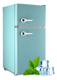 Refrigerador Compacto 3.5 Pies Cúbicos Mini Retro Doble Puer