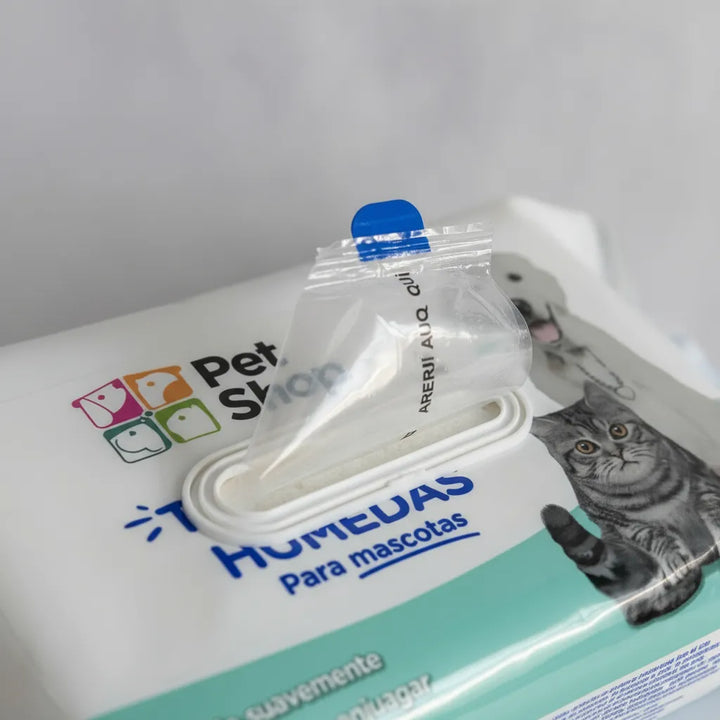 120 Pañitos Humedos Mascota Aloe Pet Shop Sin Irritacion No Aplica Unica