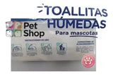 120 Pañitos Humedos Mascota Aloe Pet Shop Sin Irritacion No Aplica Unica