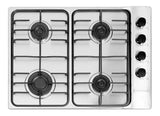 Estufa De Empotrar A Gas 4 Puestos Acero Inoxidable 58.5cm Plateado
