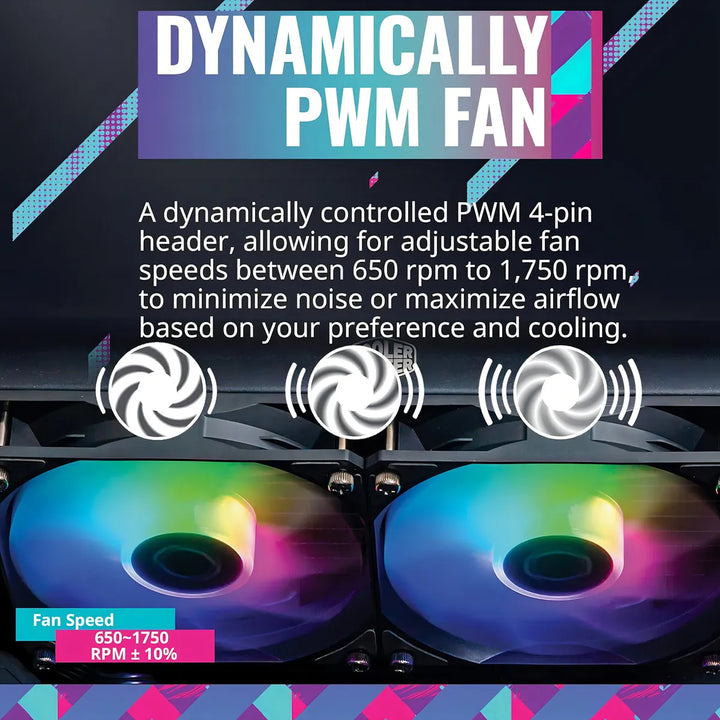 Enfriador de agua 360 mm Argb Masterliquid 360l Cooler Master