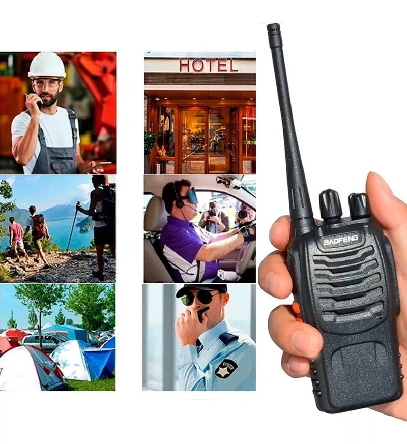 Walkie Talkie Intercomunicador Boquitoqui Kit X 2 Baofeng