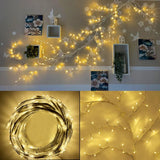 Intalacion Rama Espiga Led X288 Luces Decoracion Navideña Amarillo