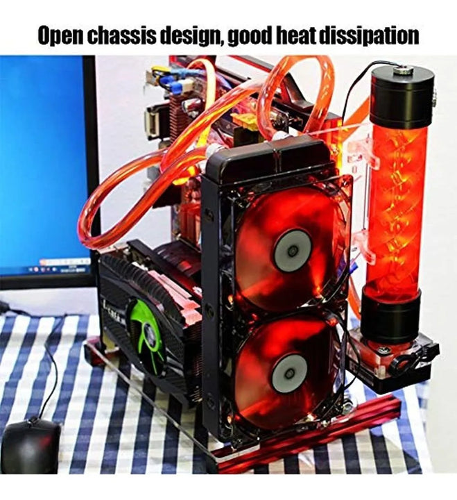 Atx / M-atx / Itx Soporte De Chasis Para Bricolaje Chasis Ab Red