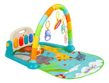 Gimnasio Bebé Little Met Tapete Musical con Piano y Figuras Sensoriales
