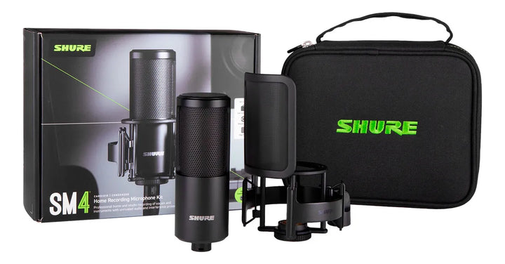 Micrófono De Condensador Sm4-k-kit De Shure Color Negro