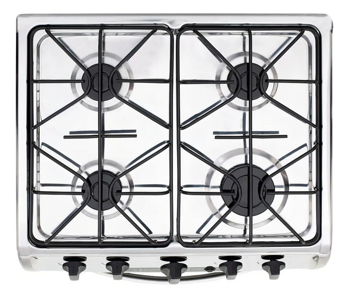 Estufa Orégano Haceb 60 Cms Negra-inox Gas Natural Color Negro/Inox