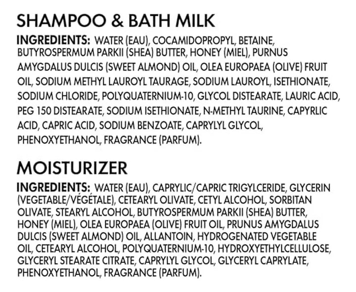 Set Cuidado Bebé Shea Moisture: Champú Y Baño Relajante + Cr