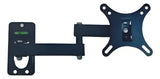 Soporte Tv Pared Monitor Tv Led 10-32 Pulgadas Brazo Móvil Negro