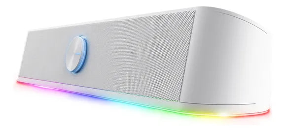 Barra De Sonido Trust Rgb Led 12w Gxt 619w Thorne Blanco