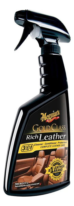 Cera líquida en pote Meguiar's Gold Class Gold Class Rich Leather 1 de 450mL 450g