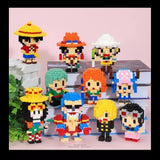 Juguete Armable One Piece Magic Block Bloque Fichas Armar 400 One Piece