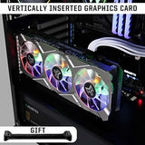 Musetex Gaming Pc Chasis Con 6 Ventiladores Led Argb 120mm