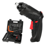 Atornillador Inalambrico Recargable 50 En 1 Con Estuche - Negro - 50