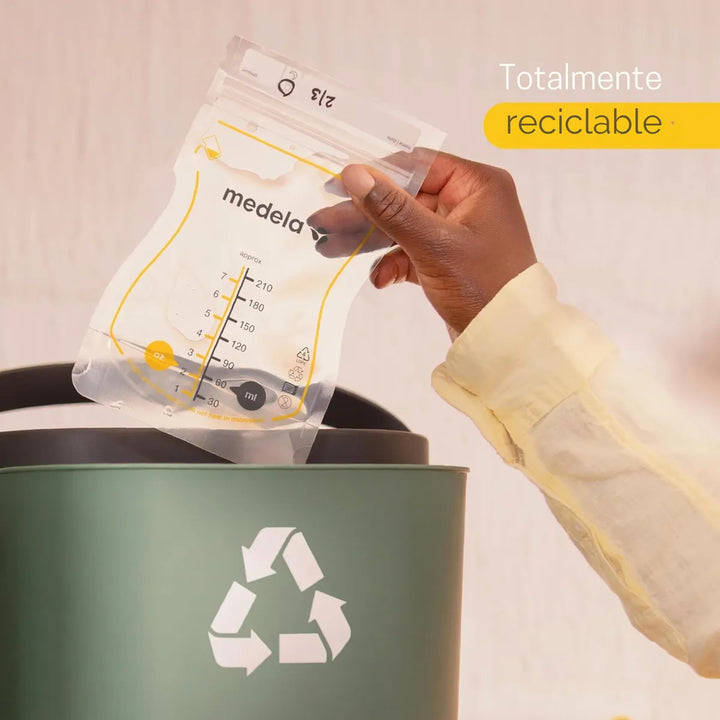 Bolsas Reciclables Para Almacenar Leche Materna Medela 100un