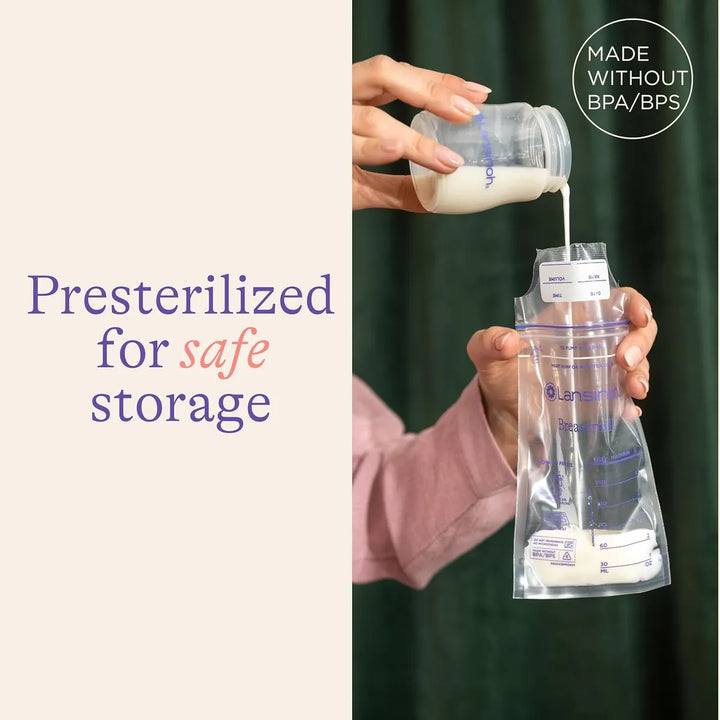 Bolsas Almacenamiento Leche Materna Lansinoh 100 Unidades