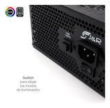 Fuente De Poder Gamer Rgb 450w 80+ Silver Psu-005 Rgb