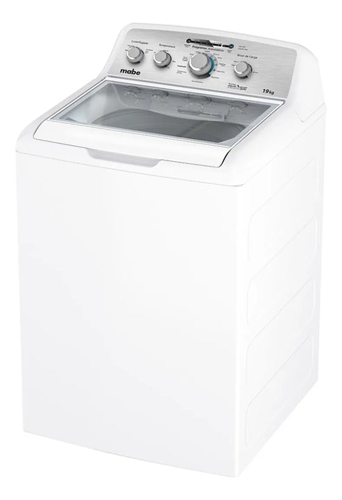 Lavadora Automática Agitador 19kg Blanca Mabe Lma79114vbab0
