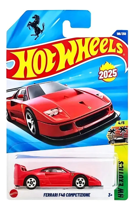Carrito de la colección Hot Wheels Ferrari F40 Competizione 1:64 rojo