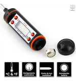 Termómetro Digital Cocina Barbacoa + Batería Color Negro