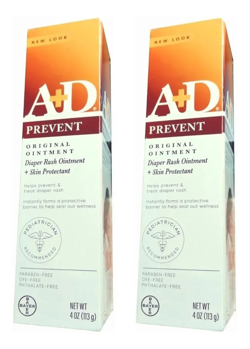 Crema Antipañalitis A+d 4 Oz 113grs Pañalitis X2 Tubos