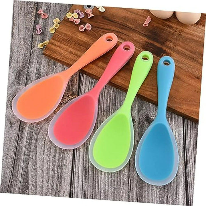 Juego De 2 Cucharas De Arroz De Silicona Antiadherentes Para