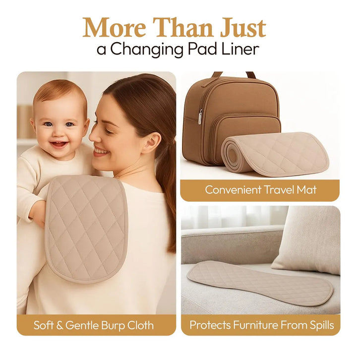 Forro De Cambiador Impermeable Y Fácil De Limpiar