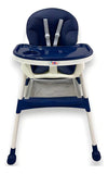 Silla De Comer 3 En 1 Kidshop Cy006 Plegable Azul