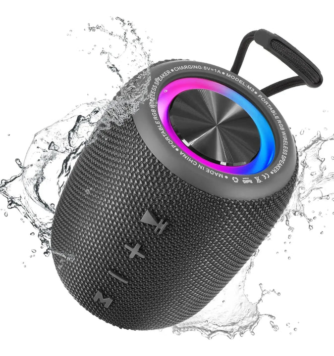 Altavoz Portátil Parlante Bluetooth Impermeable, 20w Negro