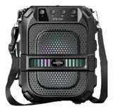 Parlante Cabina Activa 6.5'' Portatil Bluetooth Fm Usb Sd Color Negro