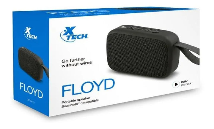 Parlante Portatil Bluetooth Xtech Floyd Xts610 Aux 3.5mm Mf