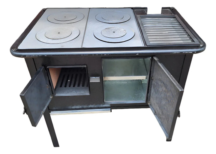 Estufa Leña Portatil Negro