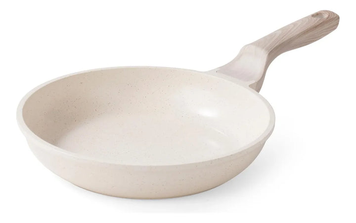 Sartén De Cerámica Antiadherente Blanca 20 Cm Para Inducción