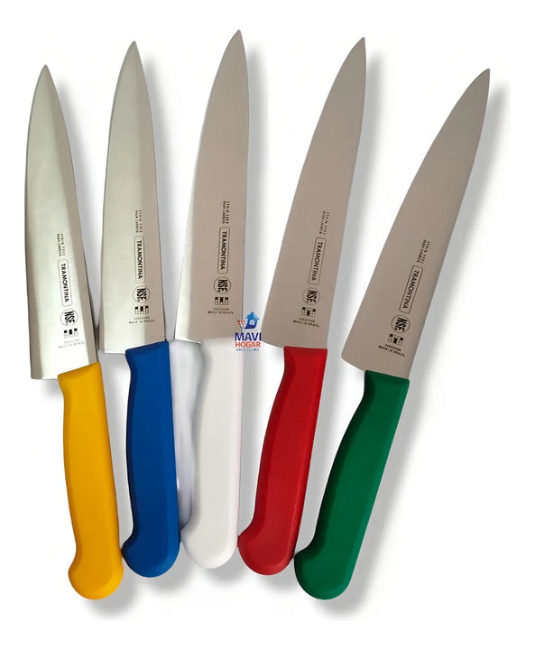 Cuchillo Tramontina Chef O Carnes 8 Profesional Master Color Azul
