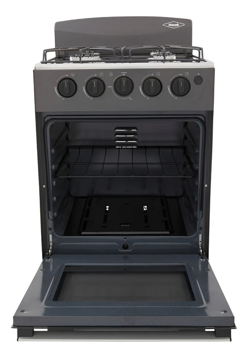 Estufa Romero Torre Haceb 50 Cms Gas Natural Plata Color Gris