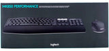 Kit de teclado y mouse inalámbrico Logitech MK850 Español Latinoamérica de color negro