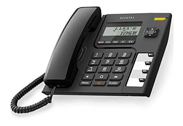 Teléfono Alcatel T56 fijo - color negro