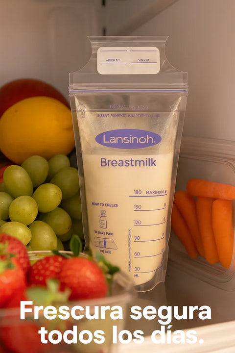 Bolsas Leche Materna Lasinoh 180ml Pre-esterilizada 100 Und