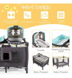 Honey Joy Paquete 4 En 1 Moisés Cuna Juguetes Y Corral