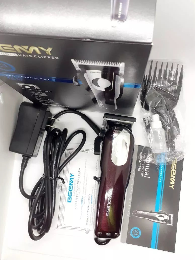 Cortadora de pelo Geemy GM-805 negra 100V/240V